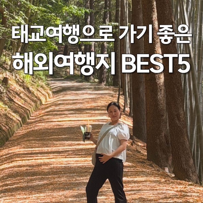 "이 시기 놓치면 못 가요" 임산부들이 입모아 추천한 해외 태교여행지 BEST5