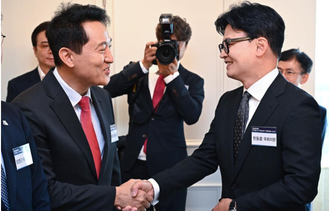 [긴급속보] <b>오세훈</b> “대통령 독대 요청”·한동훈 “2030년... 