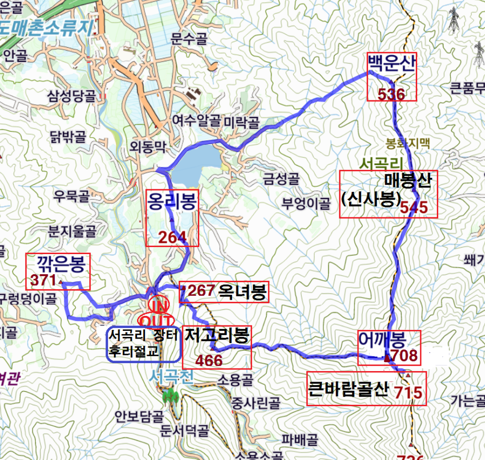 큰바람골산 사진 1