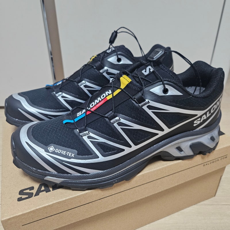 비 오는 날 만능 치트키? 살로몬 XT-6 GTX 블랙 실버 사이즈 팁과 방수 기능 총정리!