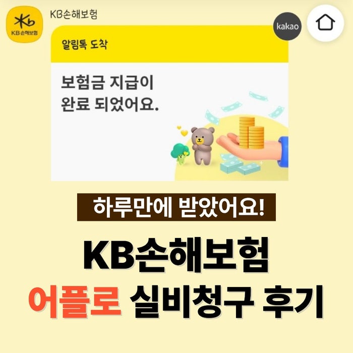 KB손해보험 어플 실비청구, 하루 만에 지급받은 솔직 후기