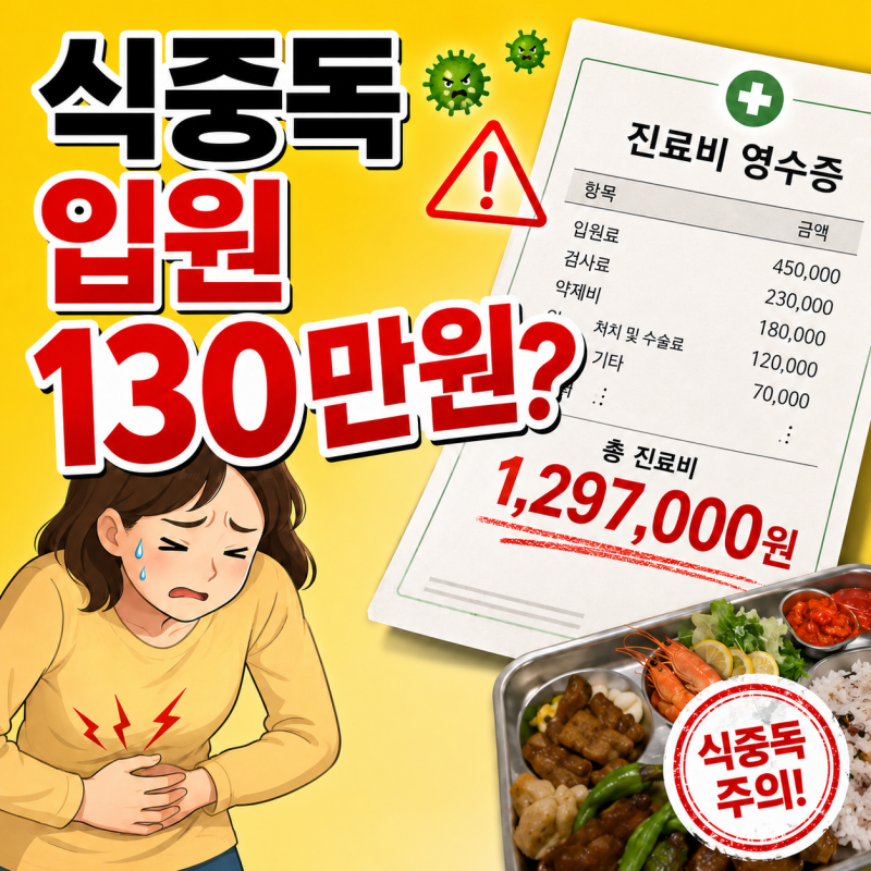 “무서워서 입원하겠나”… 식중독 환자 폭증, 입원하면 평균 진료비 130만원