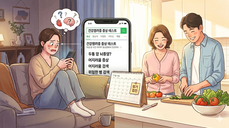 [테스트] "설마 나도?" 건강염려증 자가진단 ㅣ 몸이 조금만 아파도 큰 병일까 불안한 이유