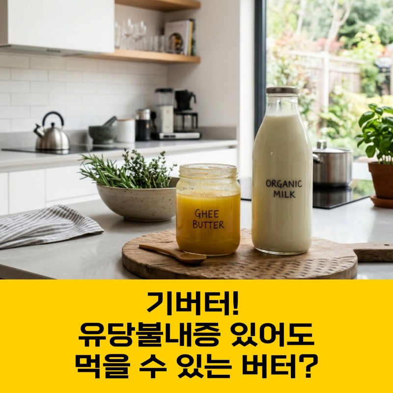 기버터 유당불내증도 먹을 수 있는 버터? (feat. 방탄커피)