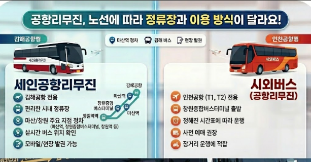 ✈️ "공항 갈 때 몸만 가세요!" 마산·창원 공항리무진 완벽 총정리 (요금·정류장·예매 팁)