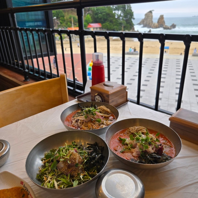 삼척 쏠비치 맛집 추암횟집대게 추암해수욕장 근처 회덮밥 물회 맛집 추천