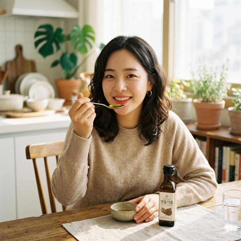 아침 공복에 들기름 보관법, 몸에 어떤 변화가 생길까? 공복 들기름의 효능 주의사항