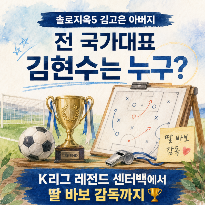 김현수 선수, 전 국가대표 솔로지옥 5 김고은의 아버지