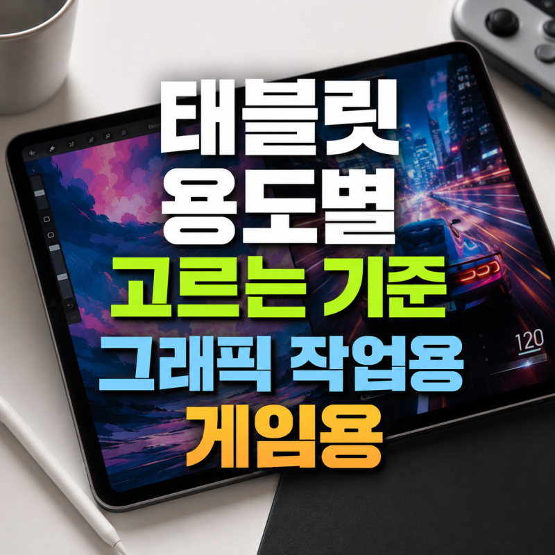태블릿 용도별 고르는 기준 그래픽 작업용 게임용 인강 사무용 차이점 추천 스펙