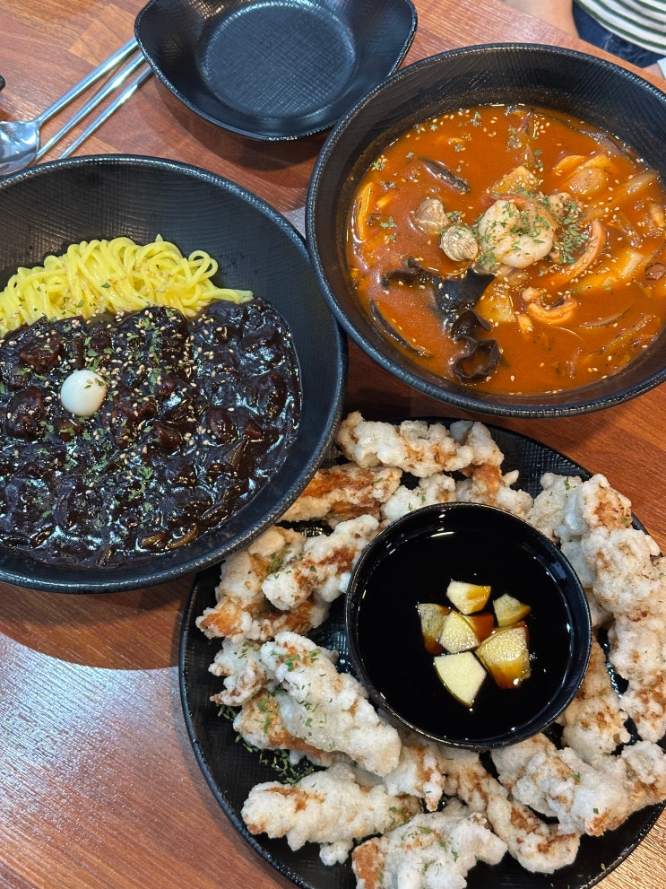 마곡 원그로브 맛집 <b>원스</b>짬뽕, 두툼한 찹쌀탕수육이... 