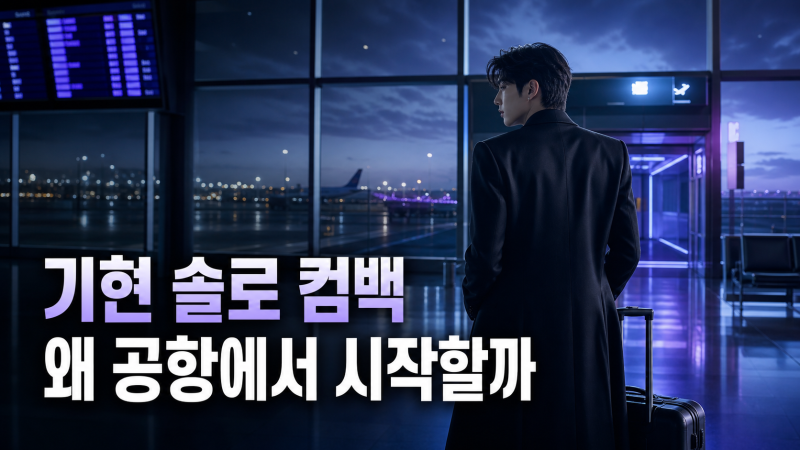 몬스타엑스 기현 7월 7일 솔로 컴백, 보더라인이 열어둔 공항의 의미
