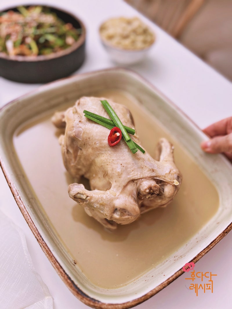 냄비 삼계탕 끓이는법 레시피 재료