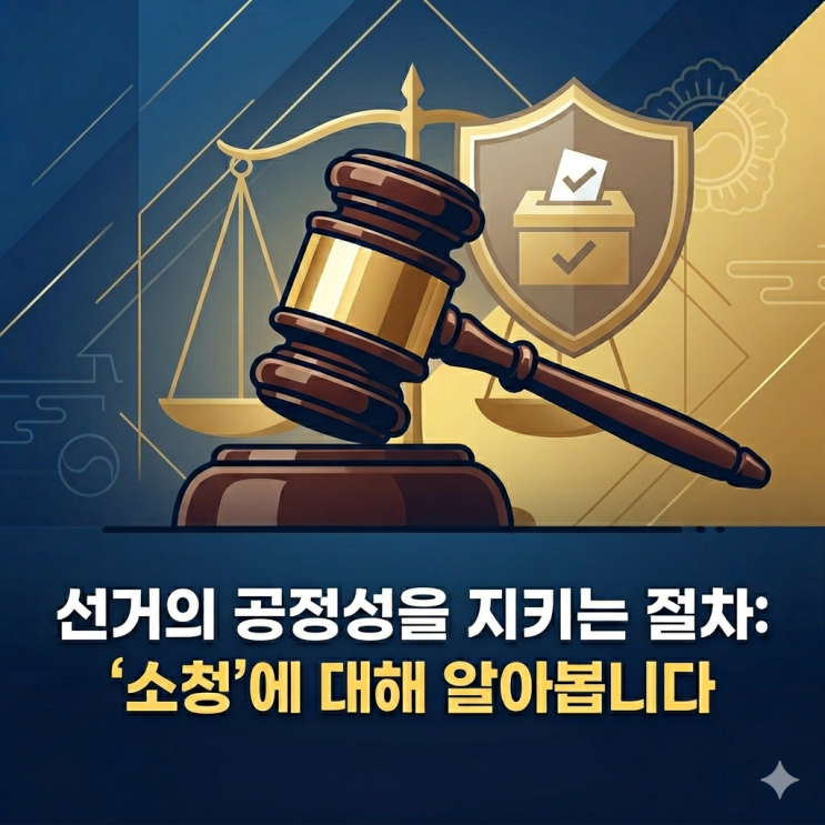 <b>선거</b>의 공정성을 지키는 절차 '소청'에 대해 알아봅니다