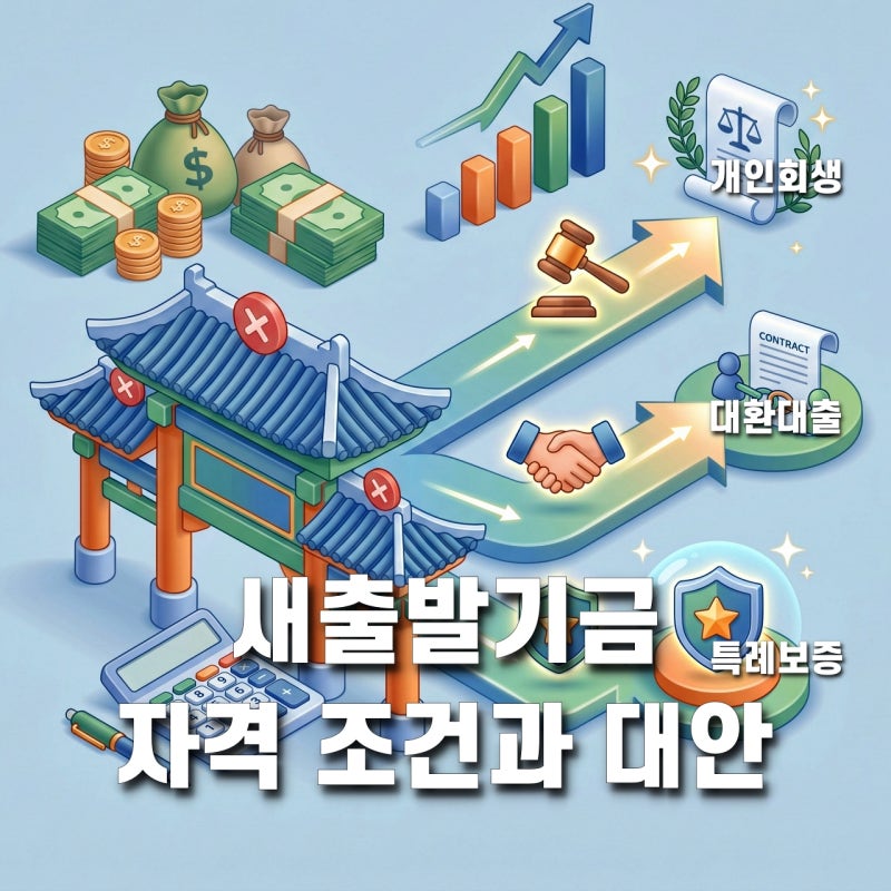 새출발기금 조건, 성실 상환자가 신청 거절되는 이유와 대안