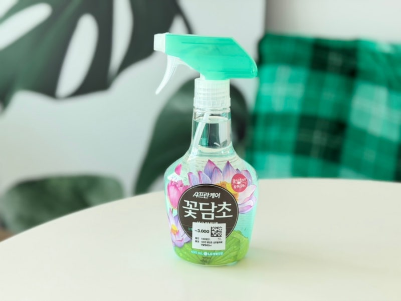 다이소 섬유탈취제 추천 꽃담초 사용 후기