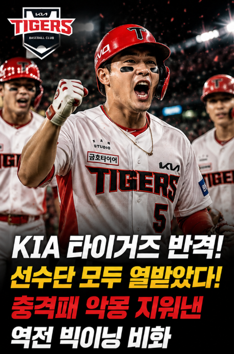 KIA 타이거즈 반격 | 선수단 모두 열받았다! 충격패 악몽 지워낸 역전 빅이닝 비화