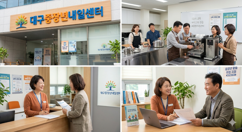 대구중장년내일센터, 인생 2막을 준비하는 중장년을 위한 든든한 취업지원 파트너