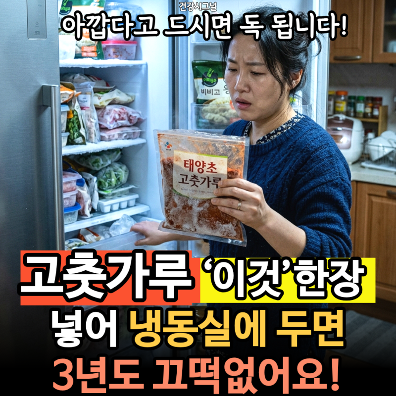 3년도 끄떡없는 고춧가루 보관법! 묵은 고춧가루 살리는 법과 버려야 할 때