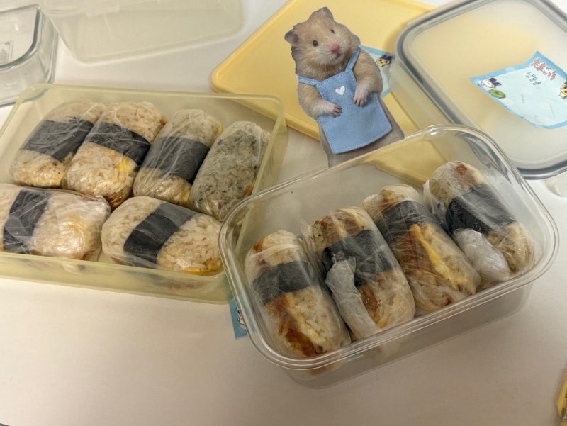 직장인 도시락 밀프렙 강추! 든든하고 맛있는 제육 무스비 조립법!!!