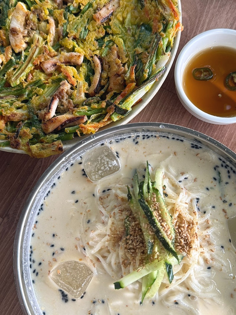 밀양 드라이브 코스 추천! 천왕재휴게점 뷰맛집 후기 (+해물파전·콩국수)