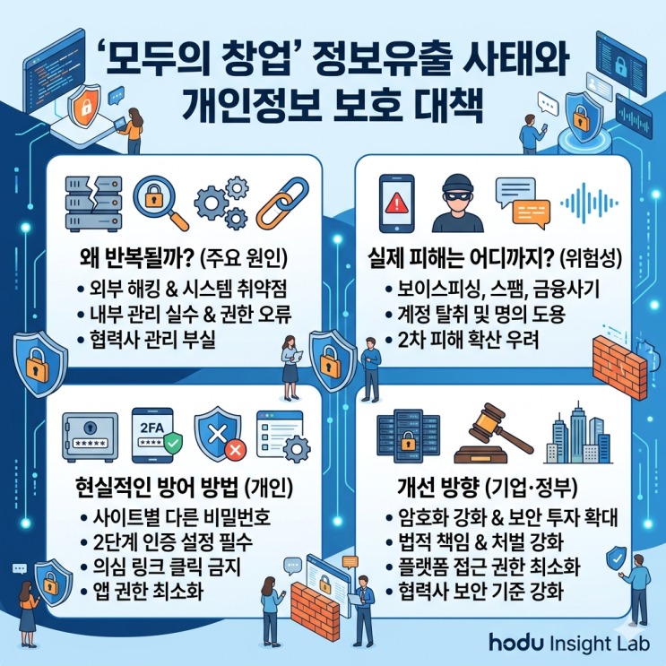 사과 불러온 ‘<b>모두의 창업</b>’ <b>정보유출</b>, 지금 막는 방법은?