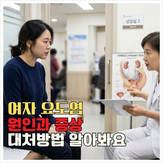 여자 요도염 증상 원인과 대처법 재발 잦은 이유