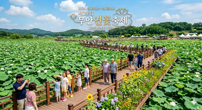 #83.(무안 가볼만한곳)무안연꽃축제 200% 즐기기! 시간별 공연일정, 유모차 대여, 물놀이장, 진....