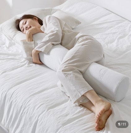 하우스터 라텍스 바디필로우 죽부인 롱쿠션 긴베개 후기 여름 숙면템 추천