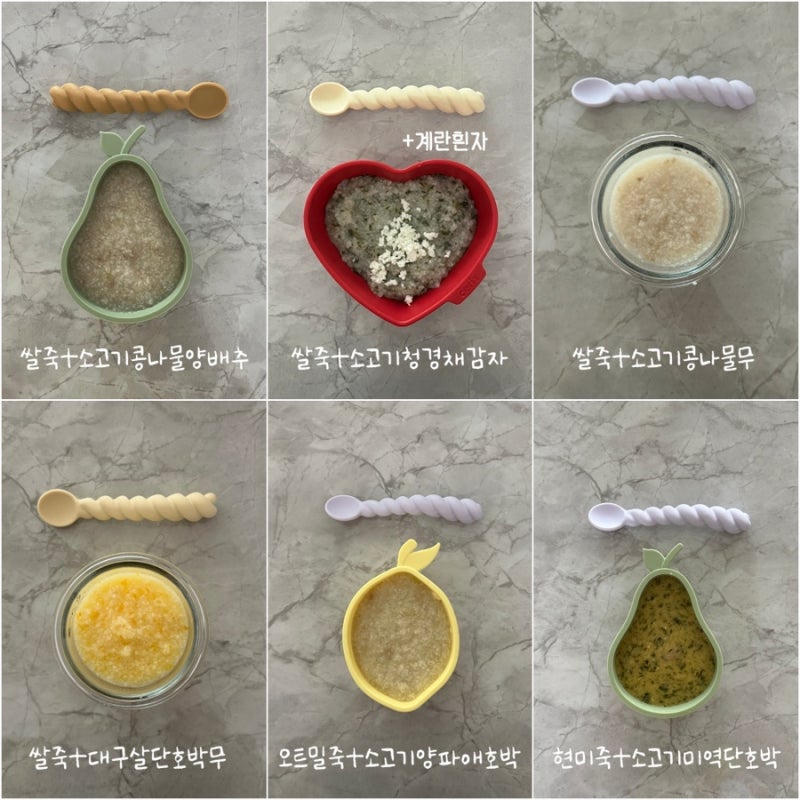 수연이네 사남매 이유식 책과 함께한 중기이유식 전반기