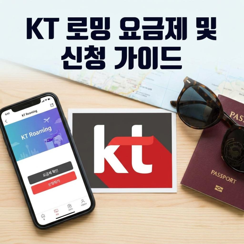 KT 해외 로밍 요금제 가격 혜택 신청 방법 총정리