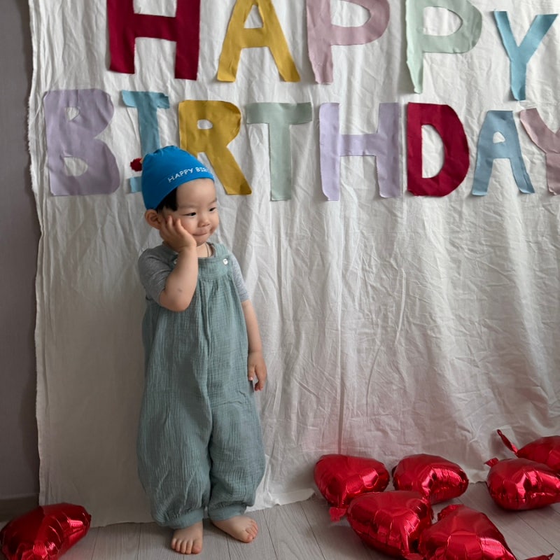 두돌아기 생일파티 패브릭 포스터 현수막 토퍼 셀프 만들기