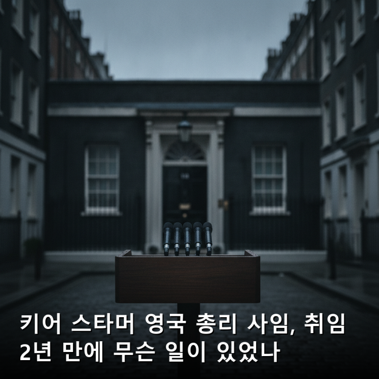 키어 스타머 <b>영국</b> <b>총리</b> 사임, 취임 2년 만에 무슨 일이 있었나