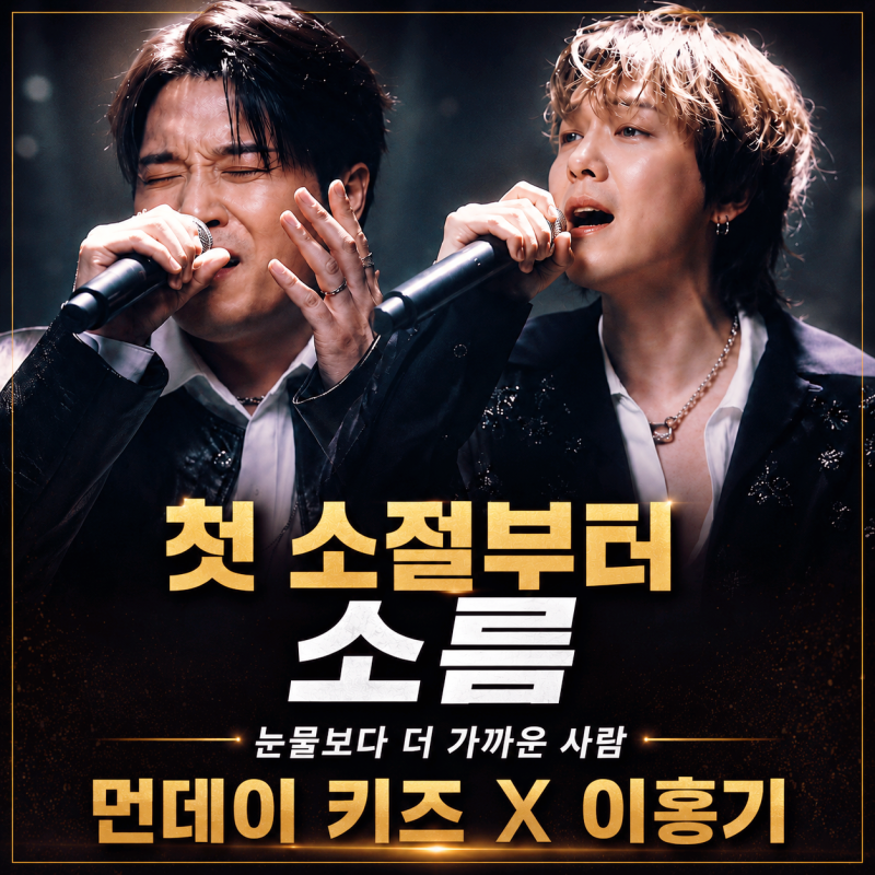 ‘눈물이 더 가까운 사람’ 왜 화제일까? 먼데이키즈·이홍기 듀엣
