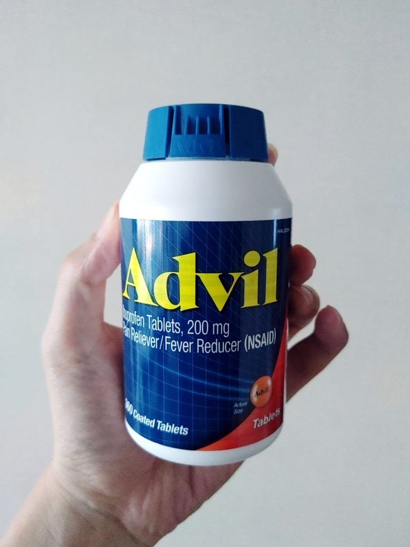 애드빌 Advil 미국약 정보. 소염진통제 효능 효과