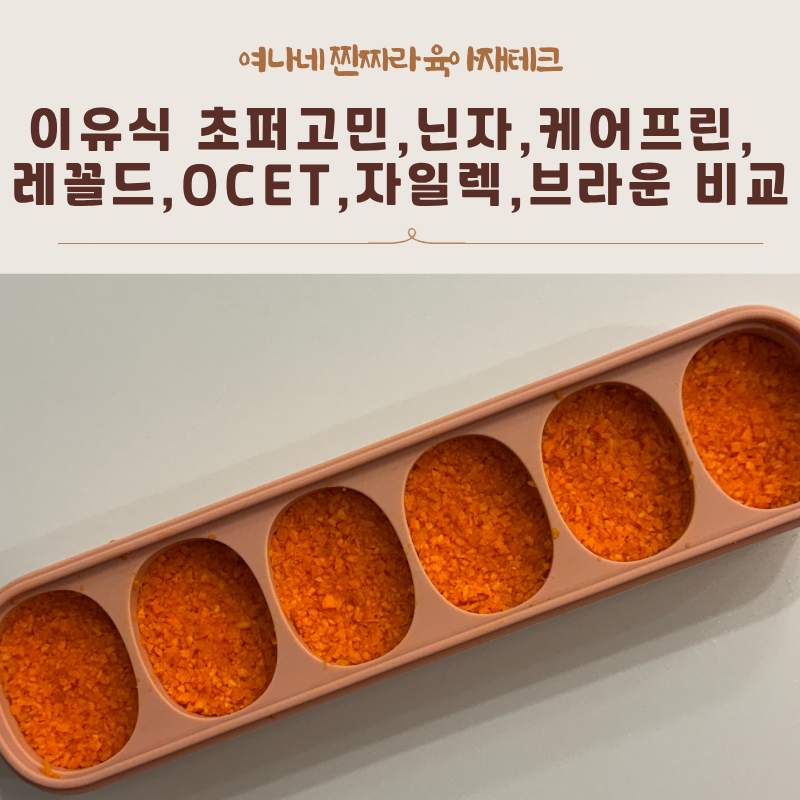 이유식 다지기 초퍼고민, 닌자, 케어프린, 레꼴드, OCET, 자일렉, 브라운 비교 추천