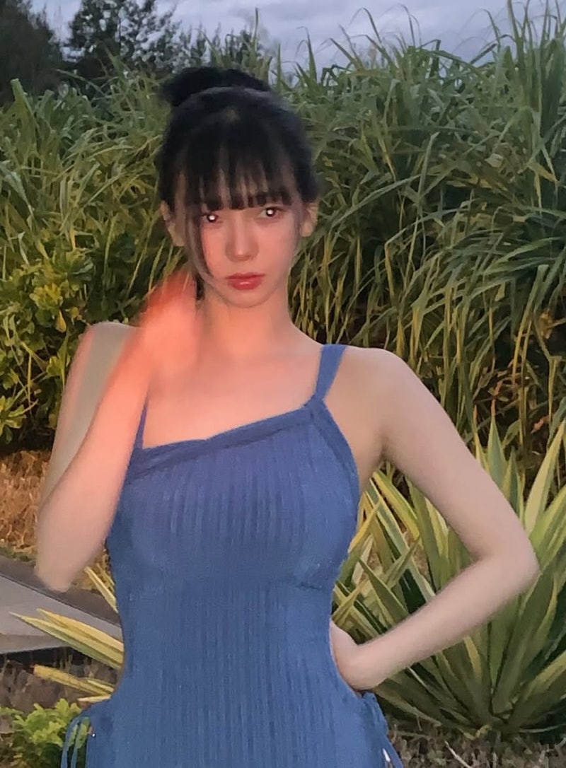 에스파 카리나 인스타그램 수영복 패션! 소냐레바이 메탈릭 원숄더 모노키니 정보