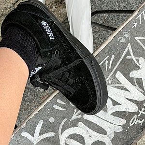반스 VANS 하프캡 블랙 후기사이즈 추천 ♥️ 여자 스니커즈