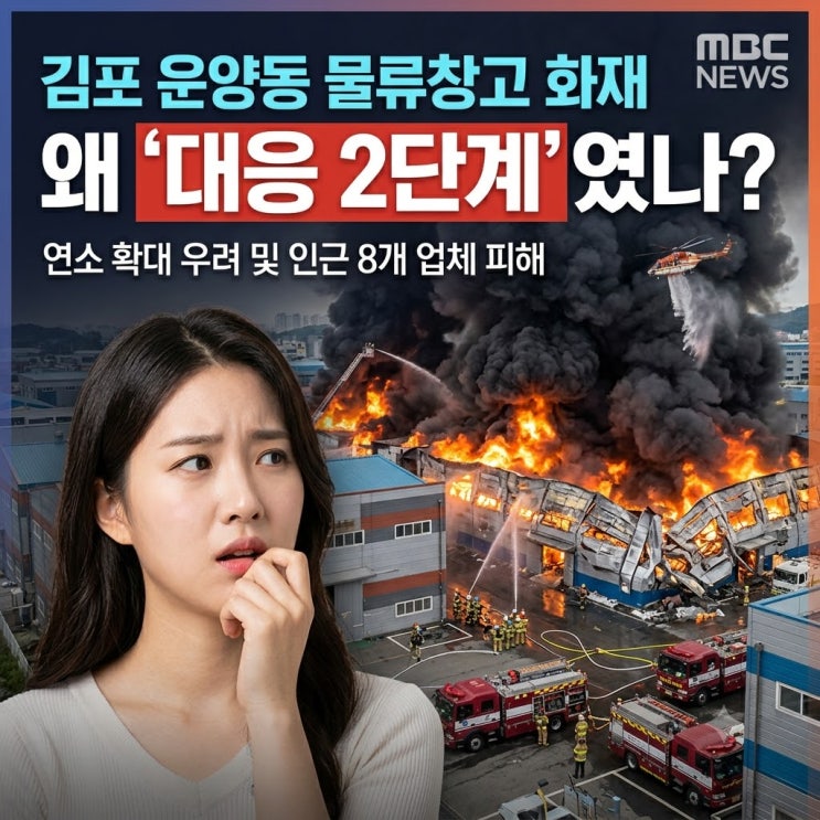 <b>김포</b> 운양동 <b>화재</b>, 왜 대응 2단계까지 올라갔나?