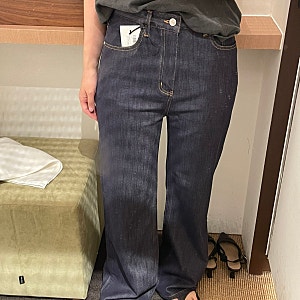 유메르 제인 데님 팬츠 다크인디고 내돈내산