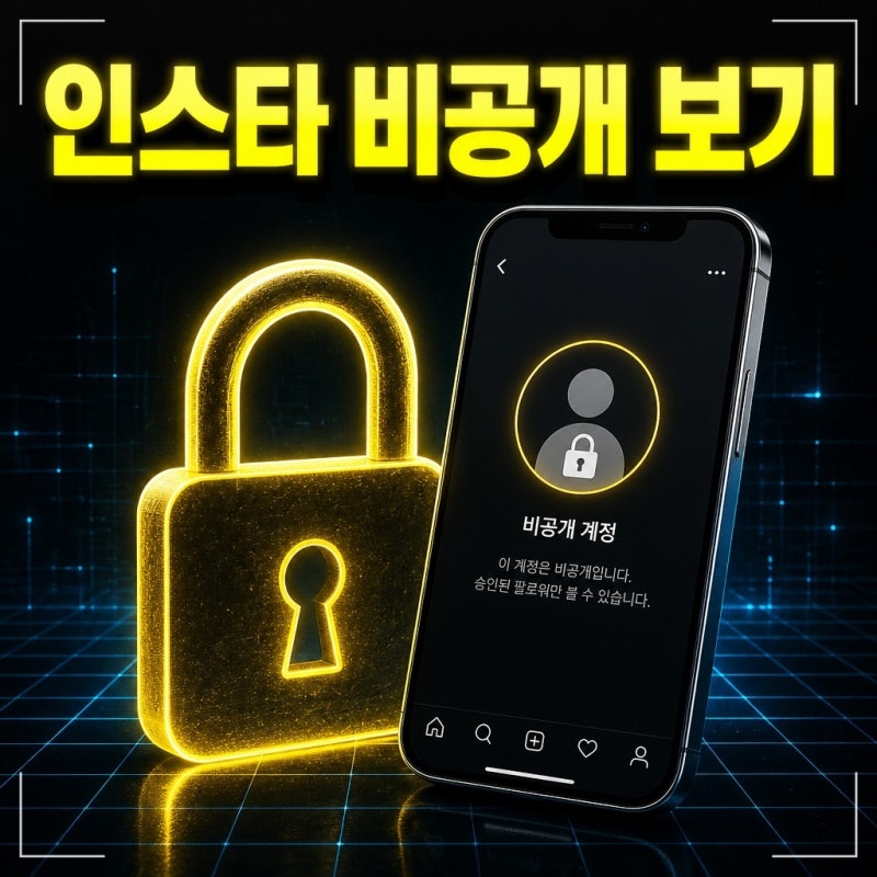 인스타 비공개 계정 보는 법 팔로우 말고 다른 방법 있을까요