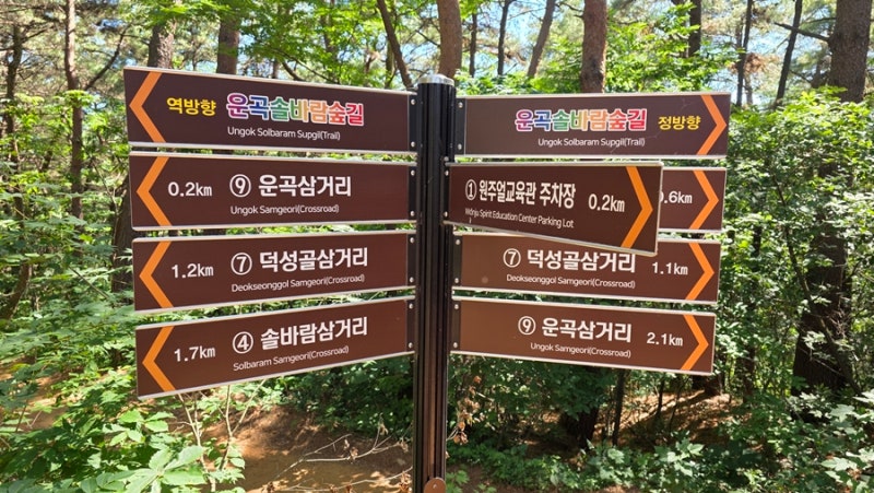 원주, 운곡 솔바람숲길