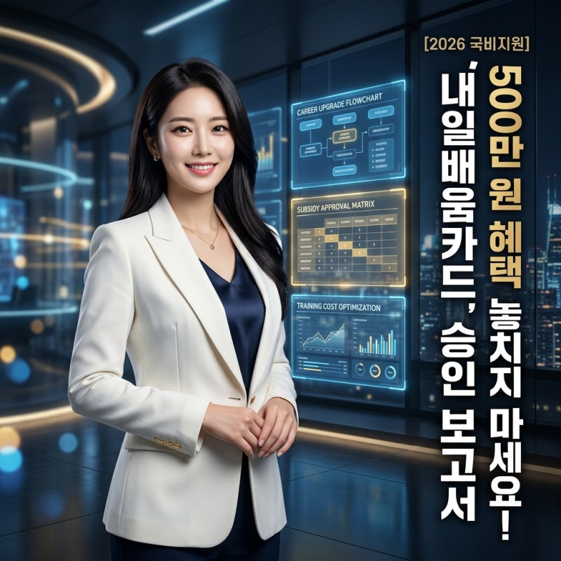 내일배움카드 발급 절차와 준비서류 알려주세요. 취업·이직 준비생 주목!