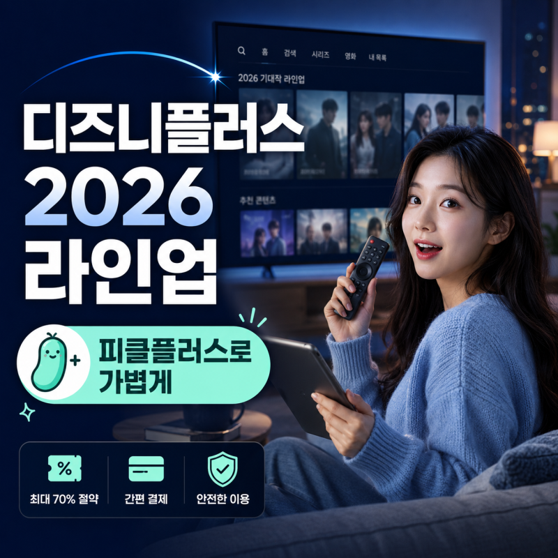 디즈니플러스 한국 드라마 2026년 라인업이 넷플릭스보다 더 끌릴까? 진짜 승부는 작품 수가 ....