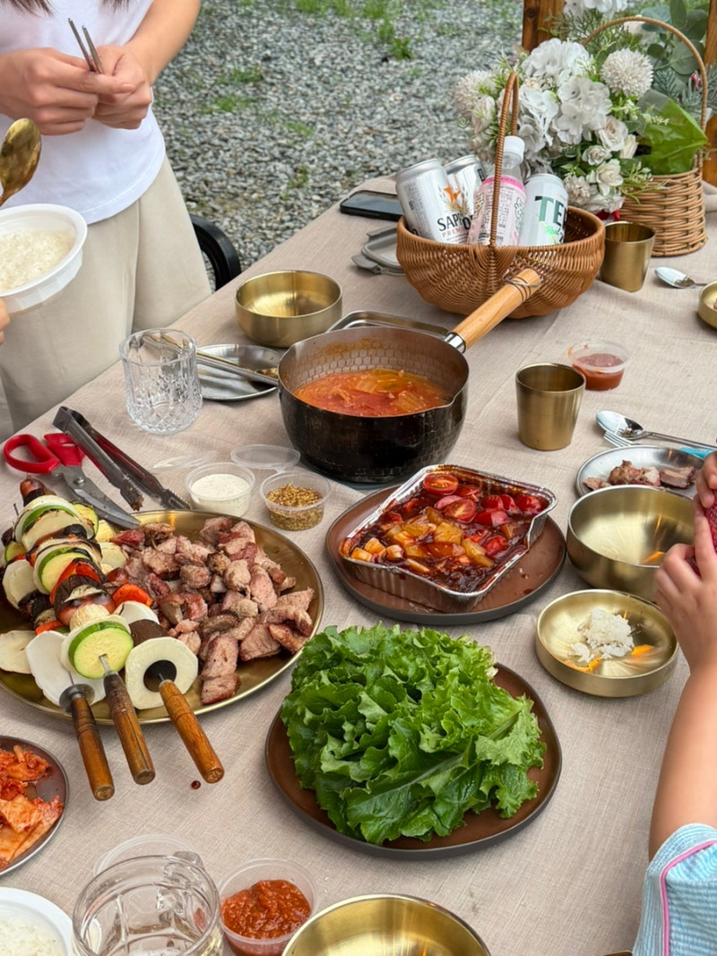 공주 계룡산ㅣ파크오브드림ㅣ대전 근교 글램핑ㅣ아이들 놀거리 가득ㅣ훈연 바베큐 세트까....
