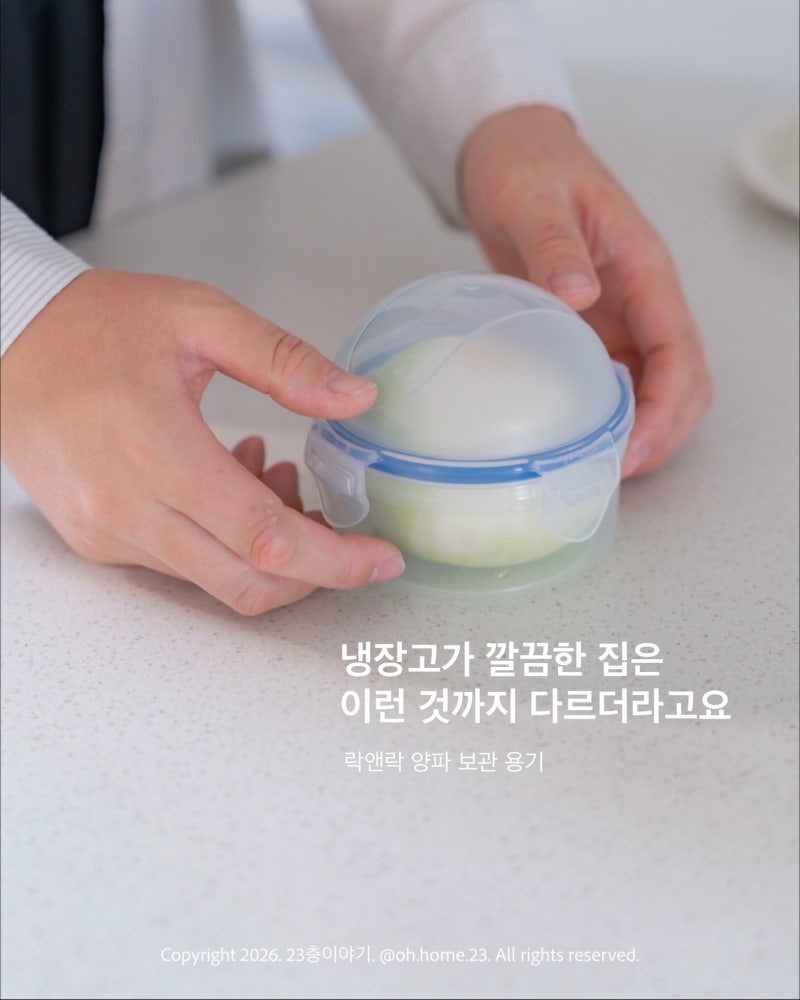 락앤락 양파 보관 용기 냉장고 정리템으로 딱이에요
