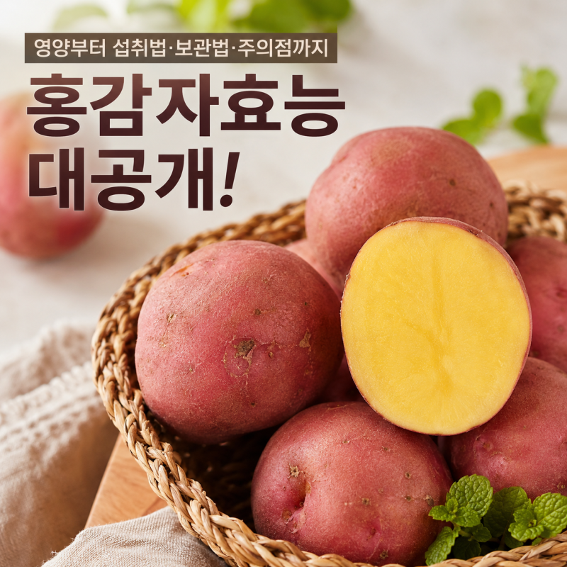 홍감자효능 대공개, 영양부터 섭취법·보관법·주의점까지 싹 모아 살펴보기