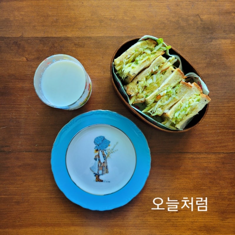 양배추 사과 샌드위치 레시피 양배추 사과 샐러드
