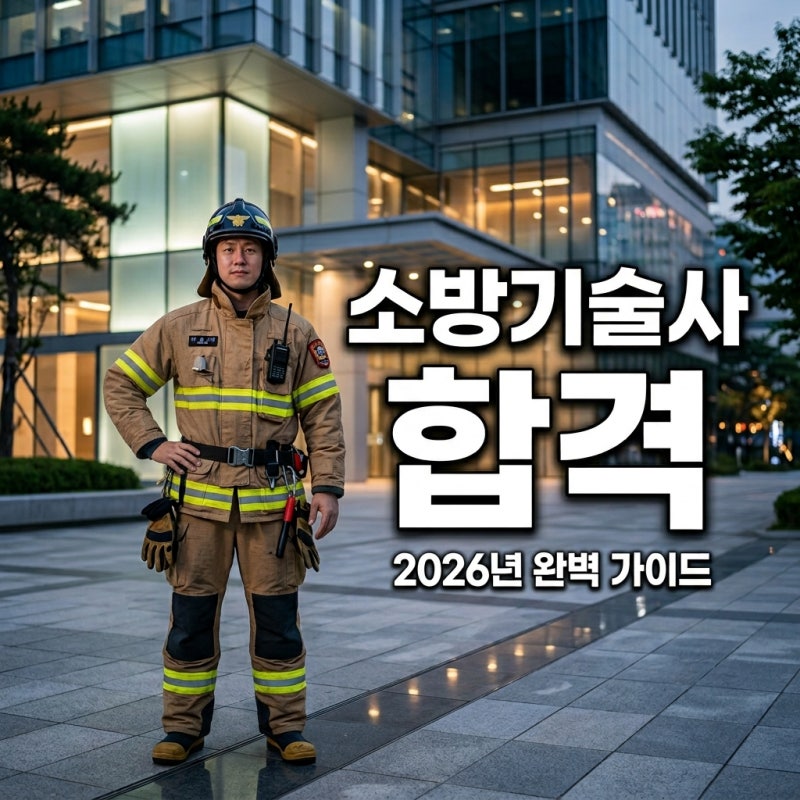 소방기술사 2026년 시험일정 응시자격 연봉 합격전략 완벽 가이드