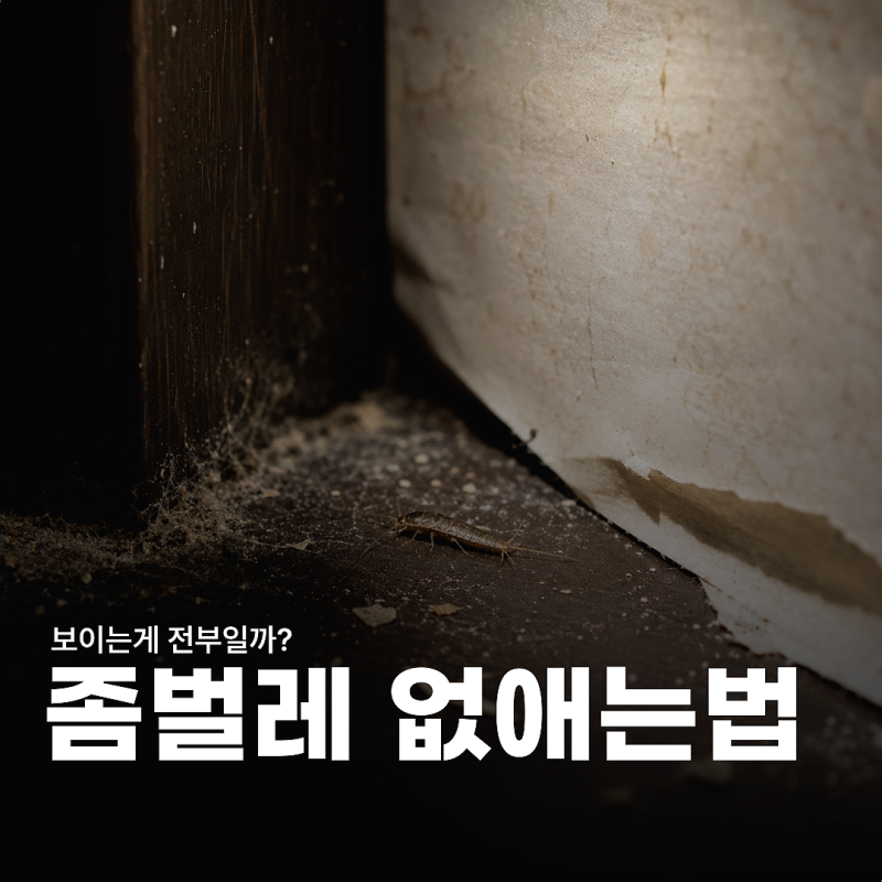 좀벌레 새끼, 유충부터 성충까지 번식 신호와 관리법