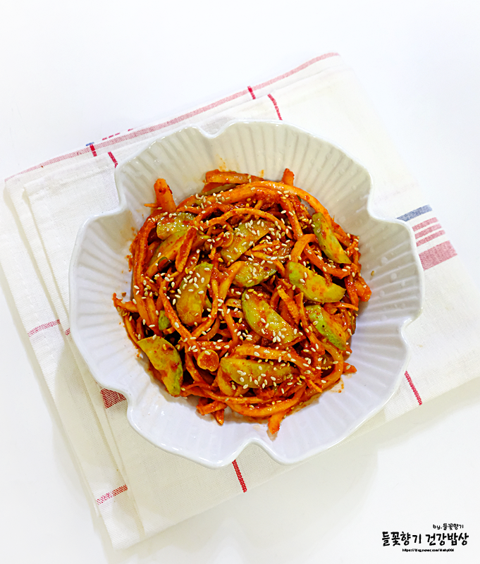 도라지무침 레시피 도라지 오이무침